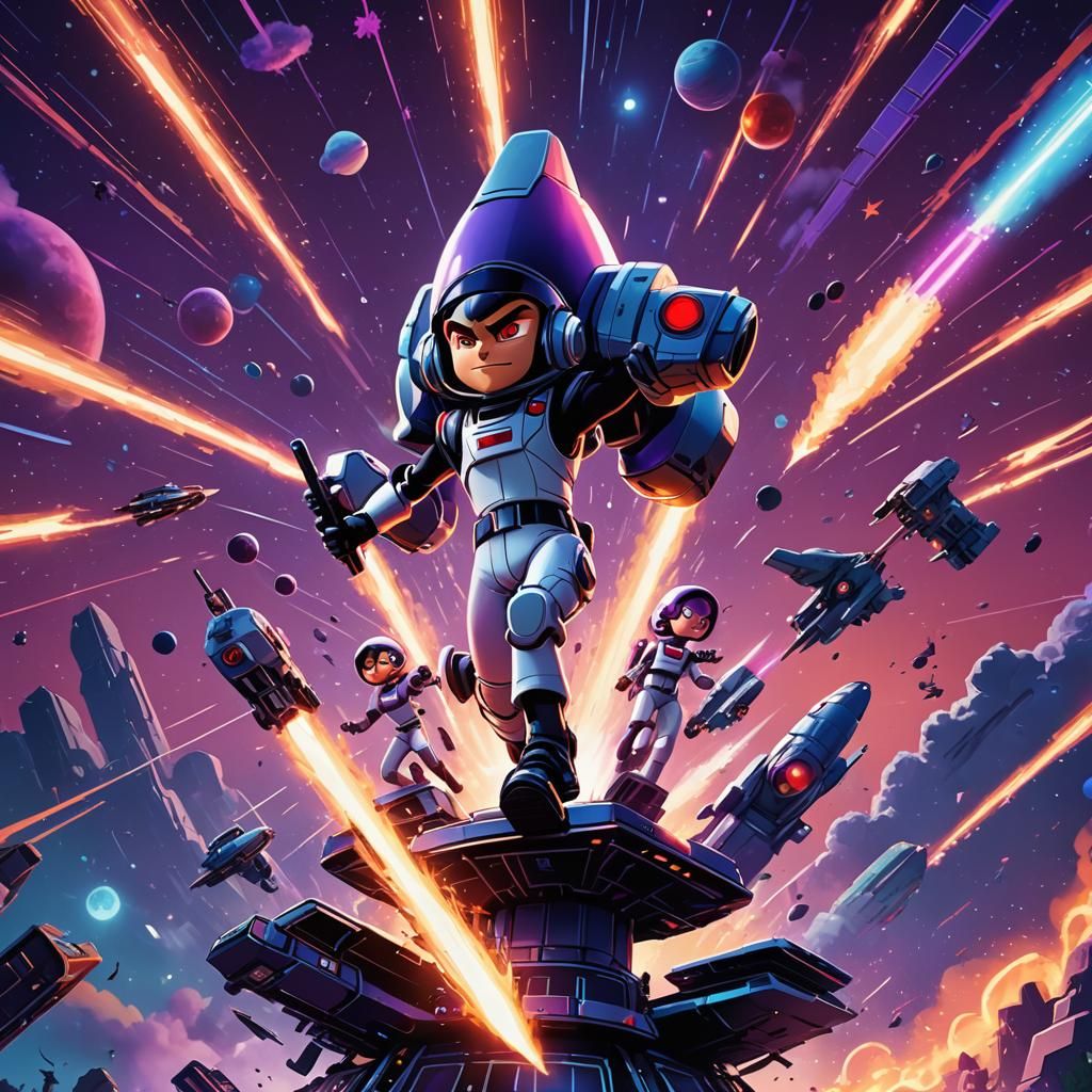 Team Rocket Blasting Off: Pixar-Inspired 3D Animation