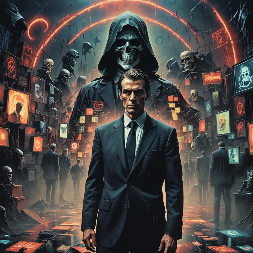 Corporate Nightmare in a Surrealist Hellscape