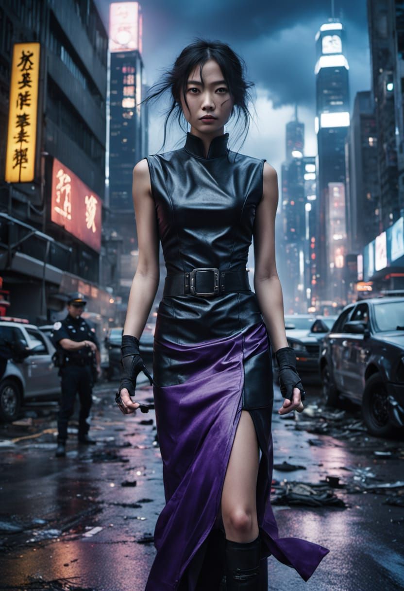Cyberpunk Supervillain Destroys Hong Kong with Thunder