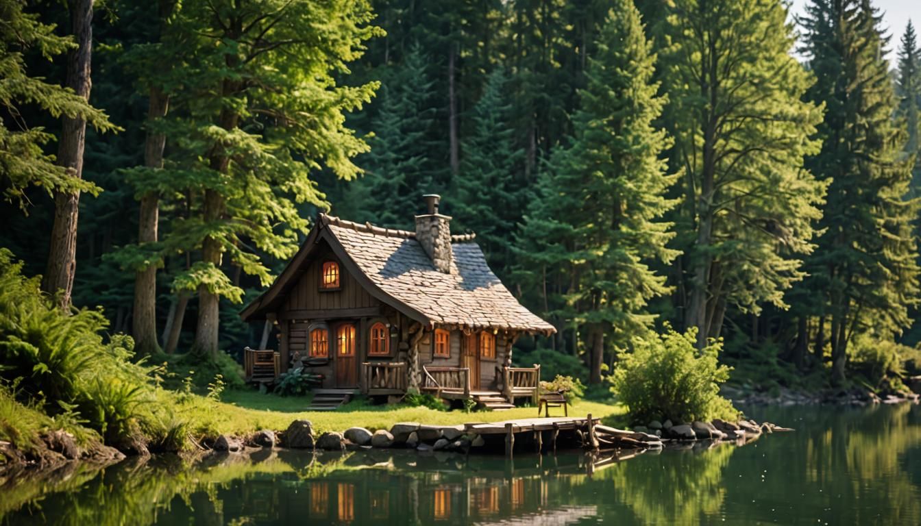 Cozy Fairy Cabin by the Lake