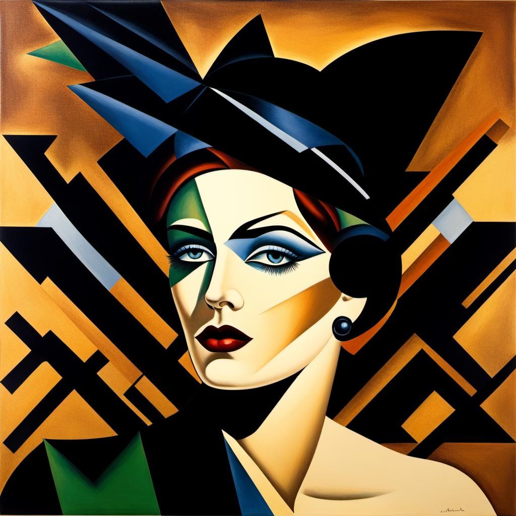 Abstract Portrait in Francis Picabia's Style