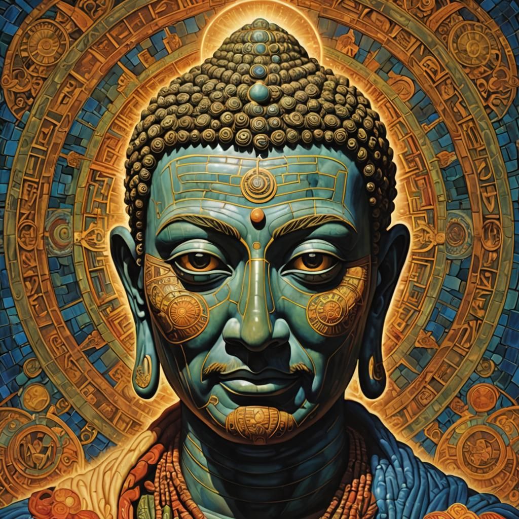 Enlightenment: Ego to Universal Mind, Surrealist Art