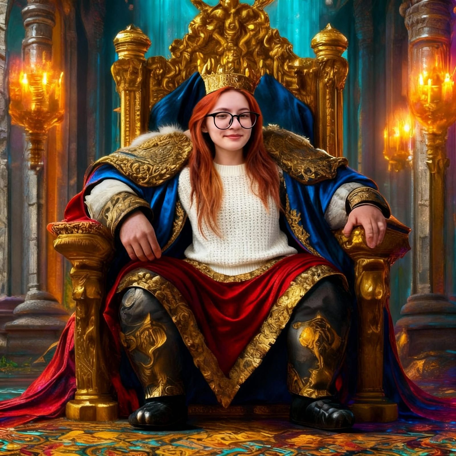 CTO's Face Replaces King's in Composite Portrait