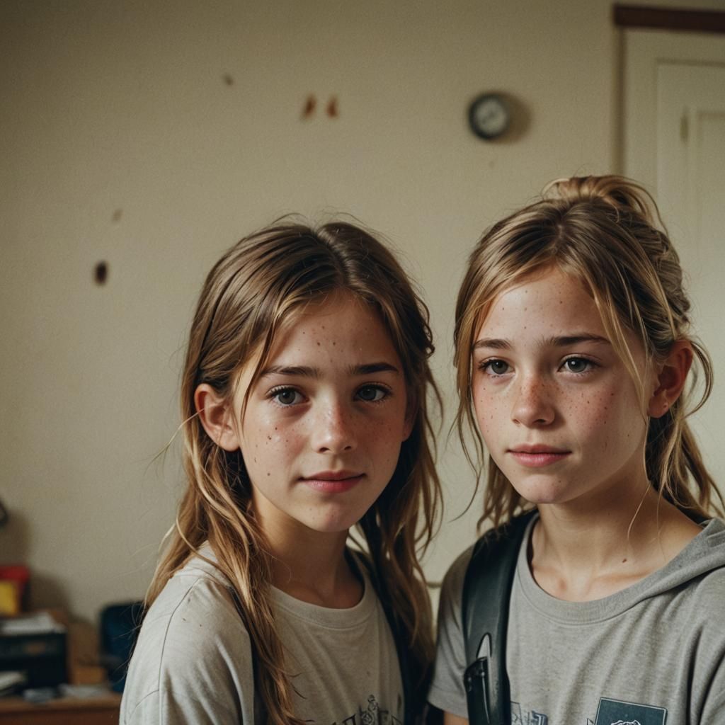 Happy Children Listening to Music in Room
