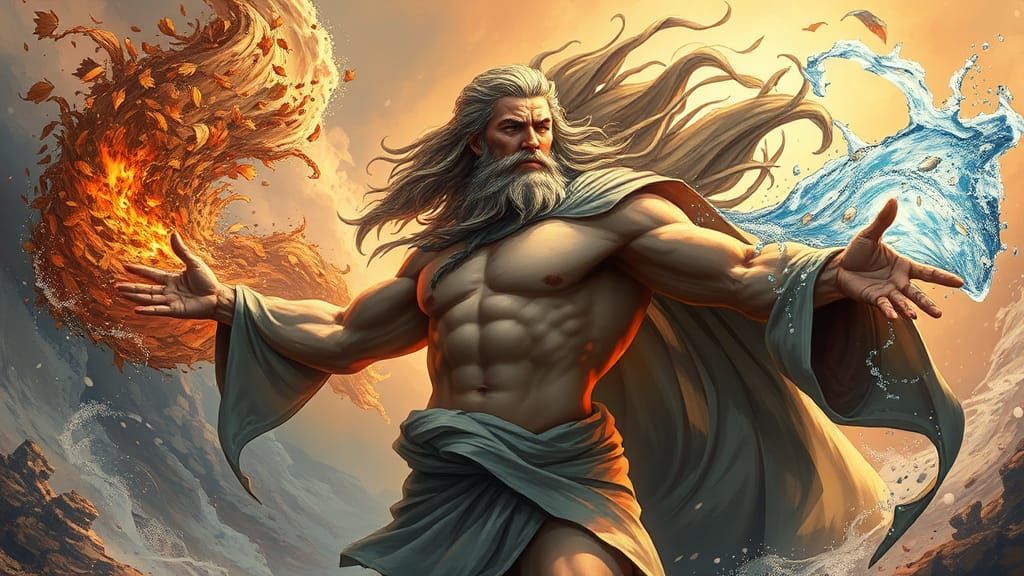 Aeolus, God of Winds, Unleashes a Tempest