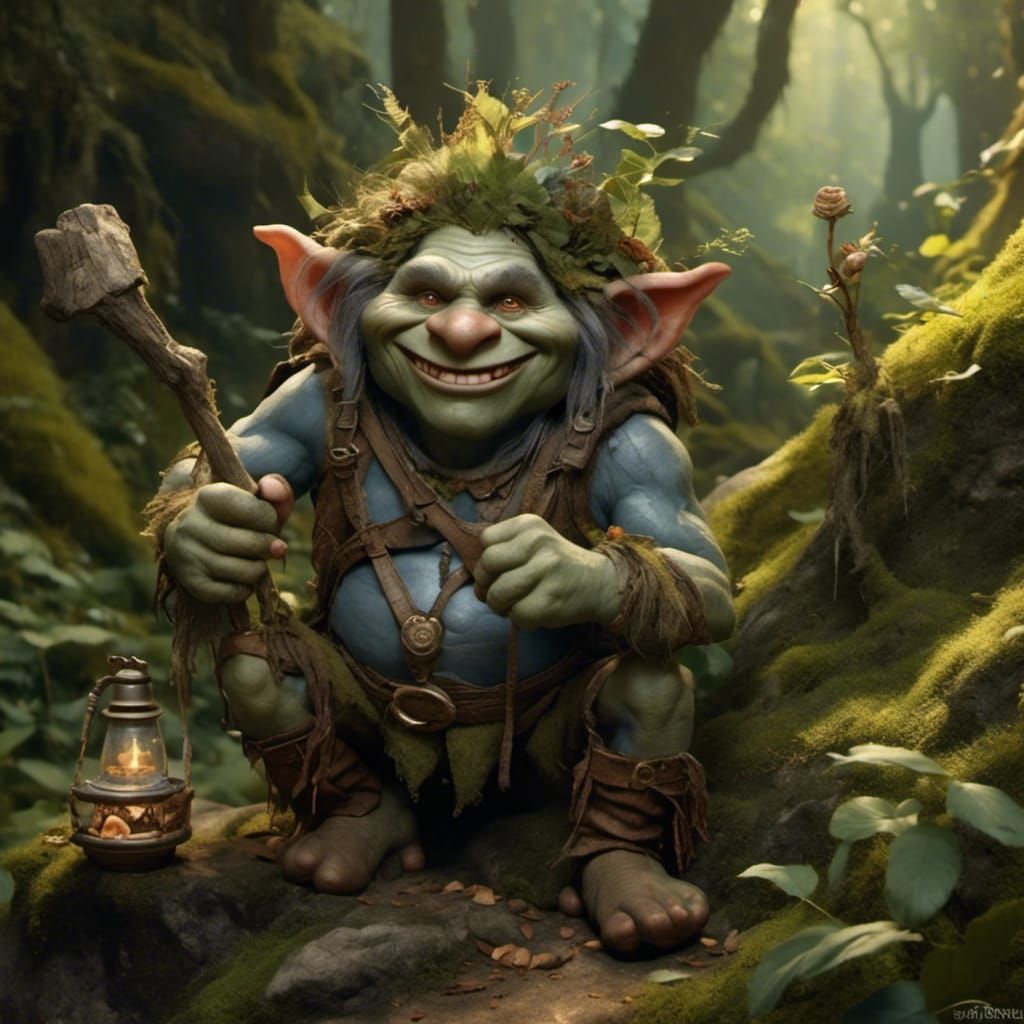 Uncivilized Troll Tribe Illustration