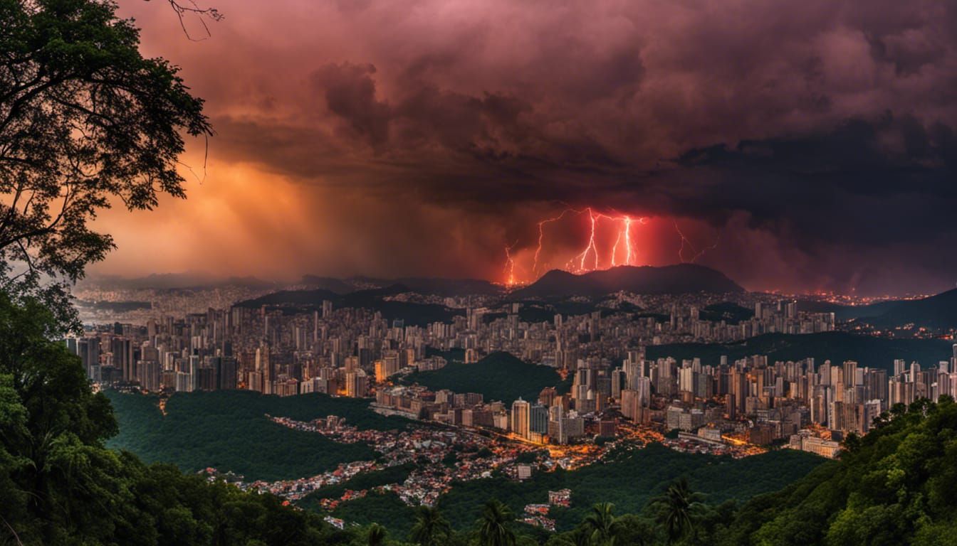Post-Apocalyptic Rio: Red Lightning Storm