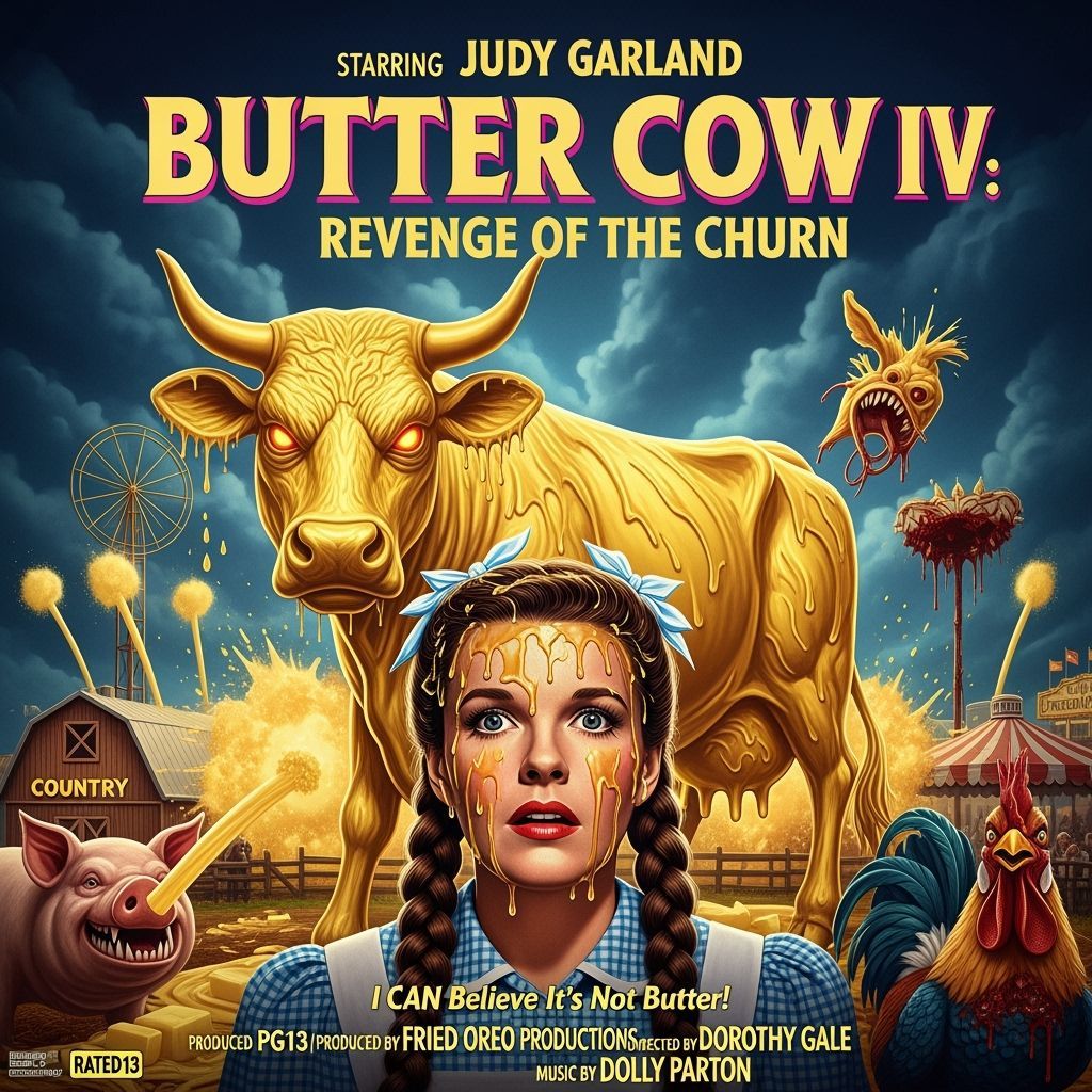 Butter Cow IV: Revenge of the Churn Horror Poster