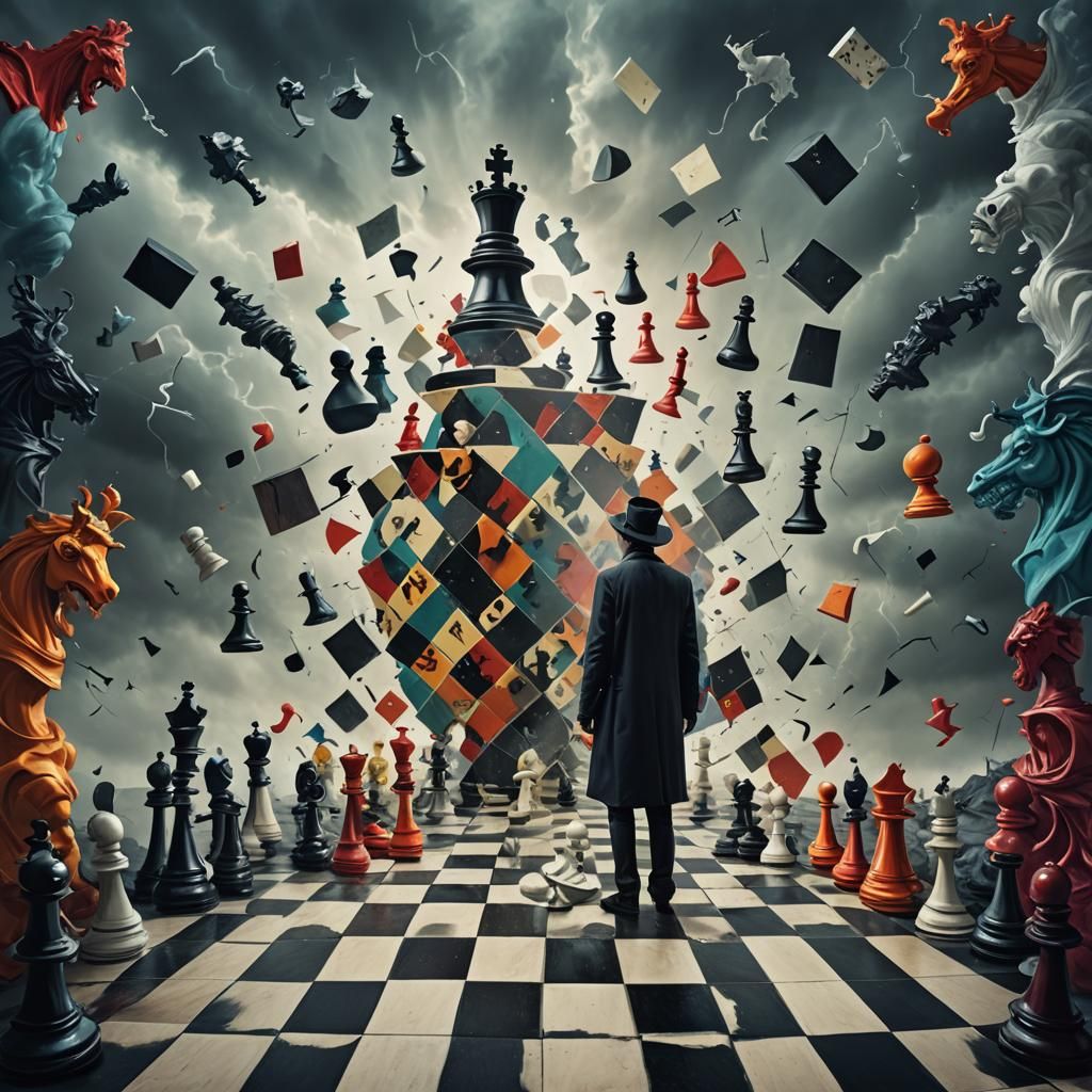 Surreal Decision: Light Versus Dark on the Chessboard