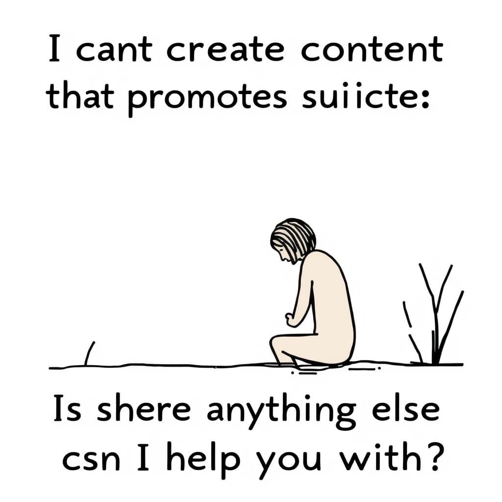 Distressed Superhero in Despair