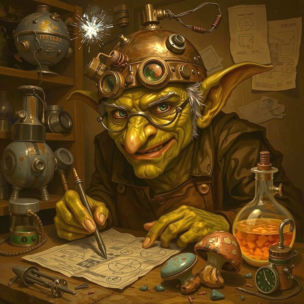 Goblin Inventor's Workbench: Scrap Metal Contraptions & Poti...