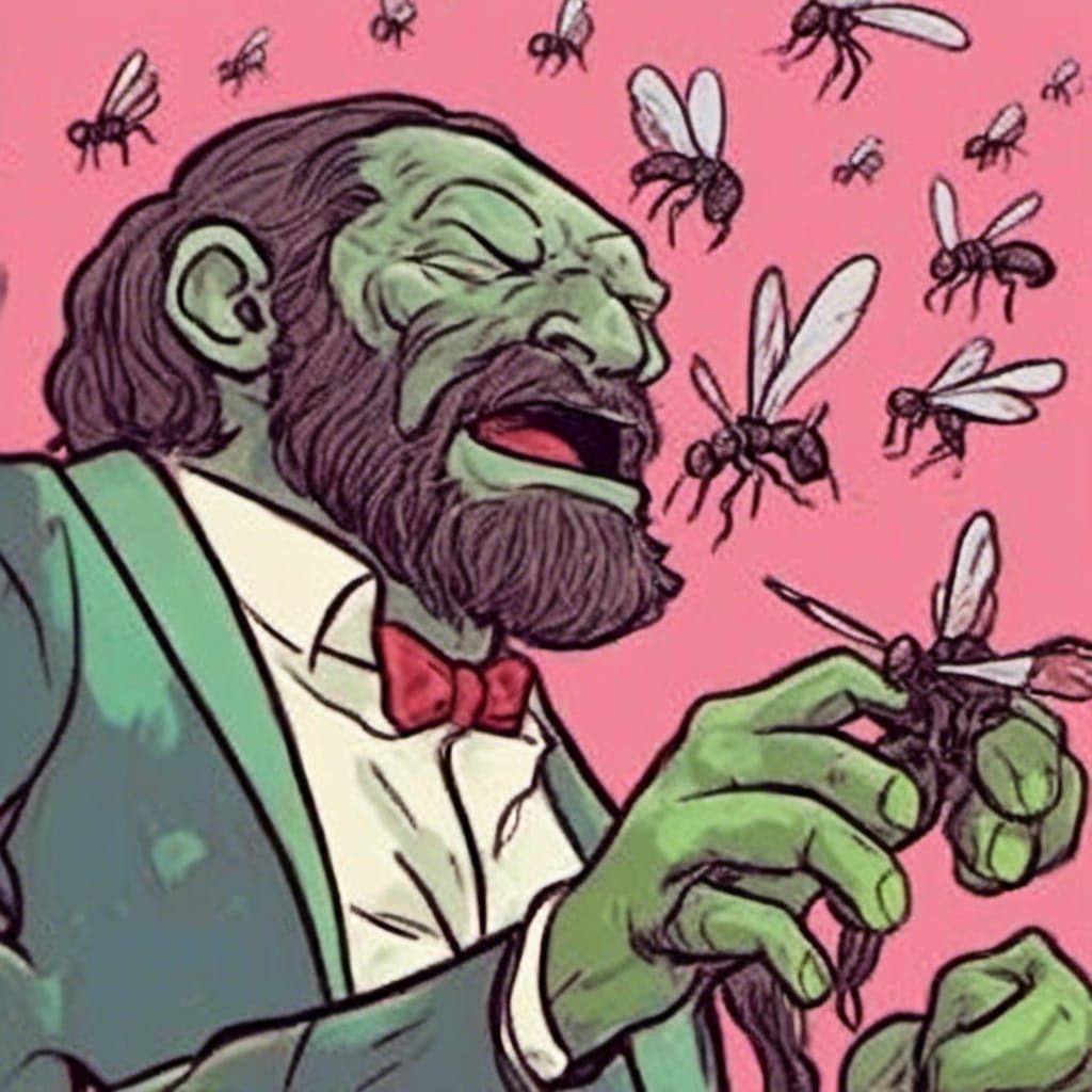 Fantasy Market Brain: A Vibrant AI-Generated Scene