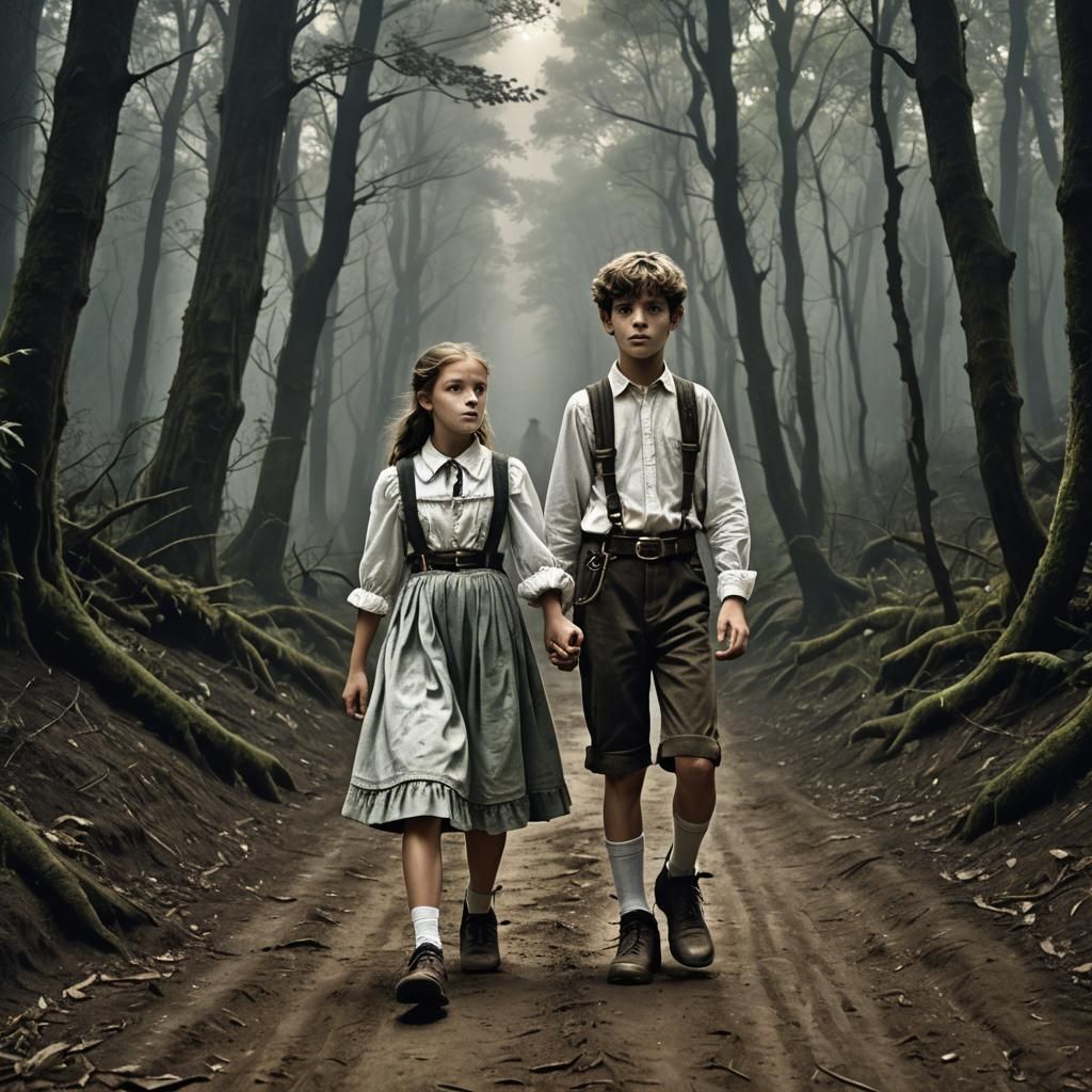 Eerie Forest Journey Inspired by German Folklore