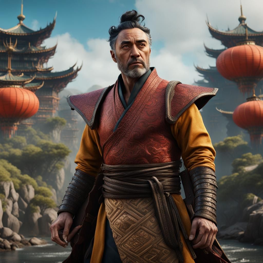Taika Waititi as Shang Tsung: Digital Matte Painting