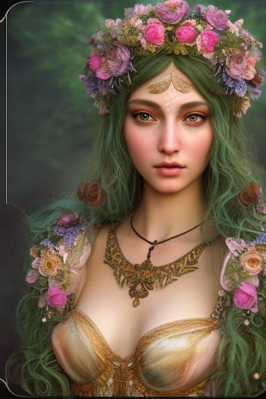 Goddess Juno in Bioluminescent Splendor