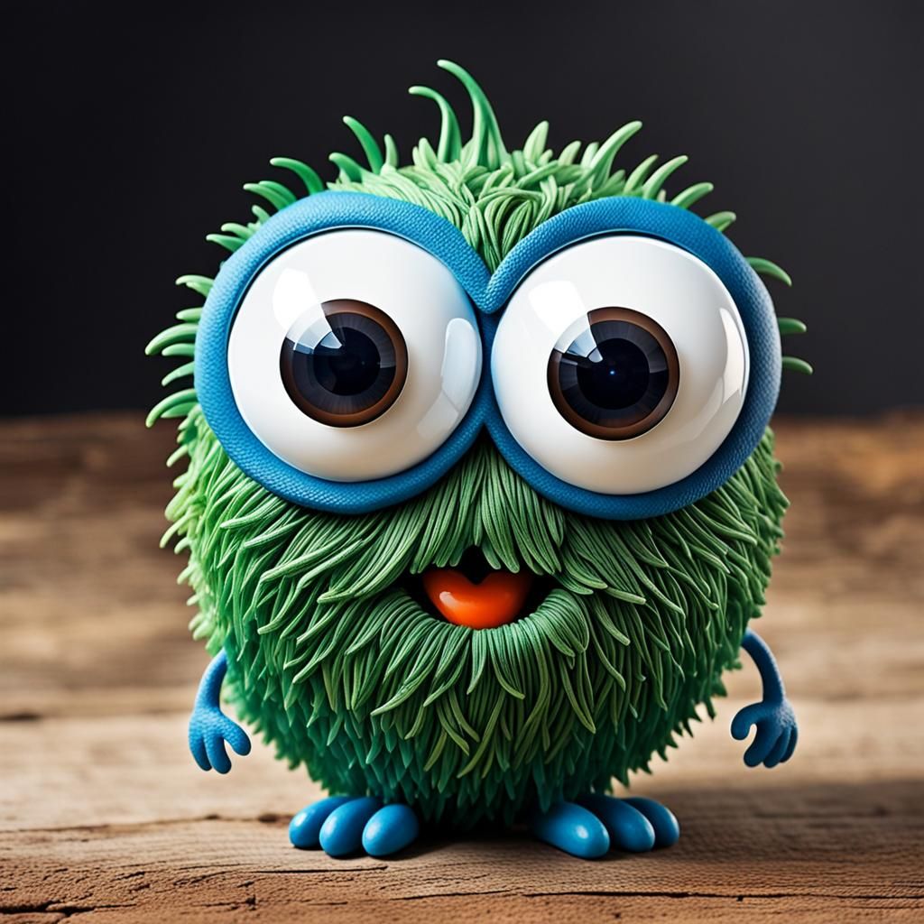 Whimsical Googly Eye Creatures with Charm