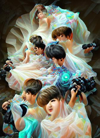 korean boys with gorgeous dress while singing