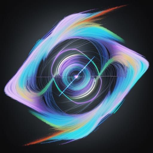 Vibrant Color Gradient in Dynamic Motion