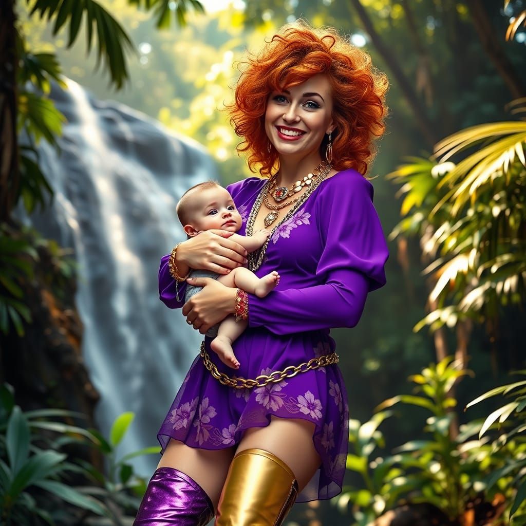 Motherly Love in a Tropical Paradise