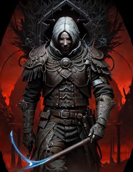 Epic Ranger with Longbow in 3D Cinematic Style