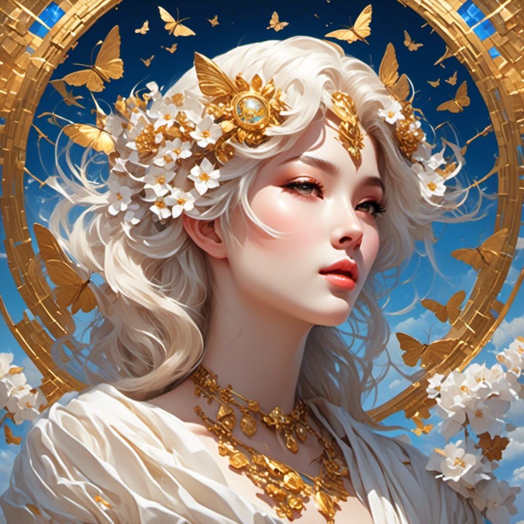 Textured Realism: A Digital Art Composition