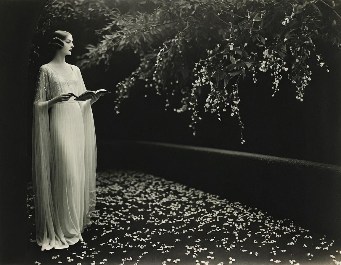 Elegant Portrait in Steichen Style