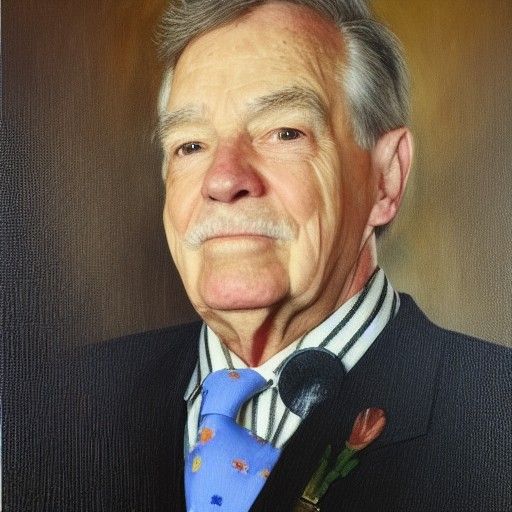 William Cushley's Final Resting Place: Oil Painting