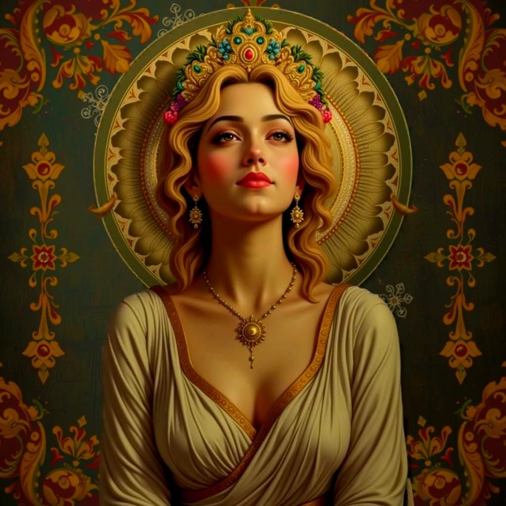 Hyperrealistic Sculpture of Abstract Forms in Vivid Colors