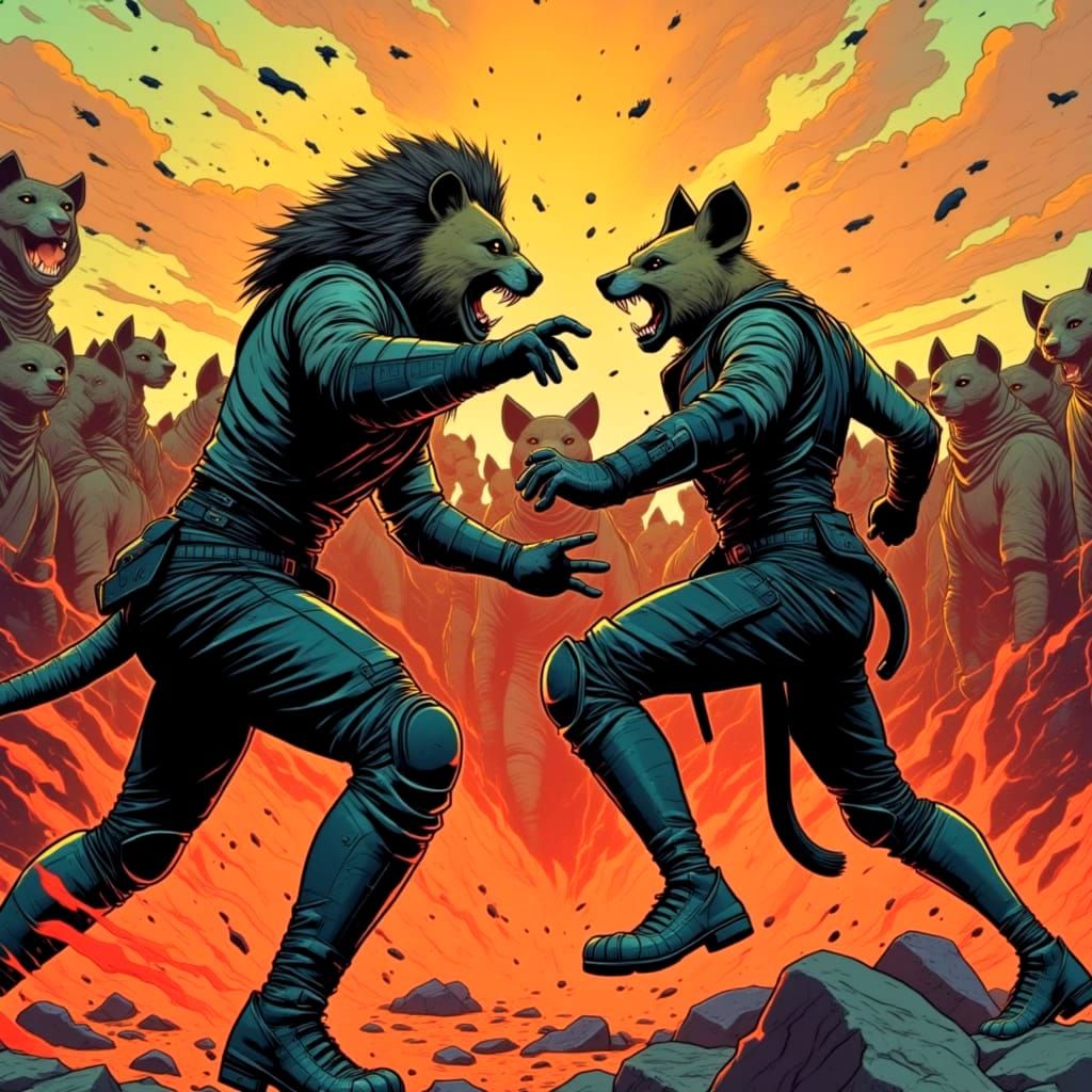 Lions vs Hyenas: Epic Rap Battle