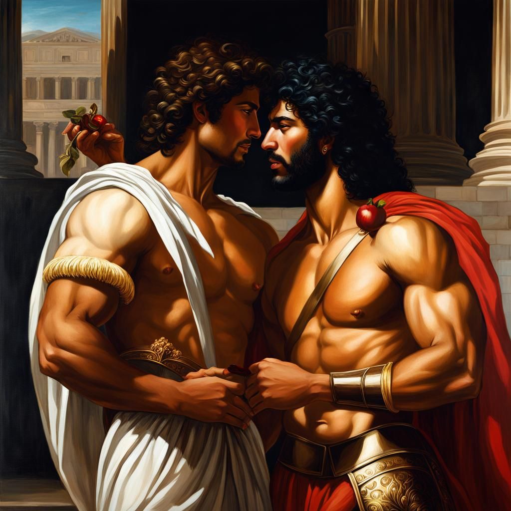 Achilles and Patroclus in Homeric Epic Style