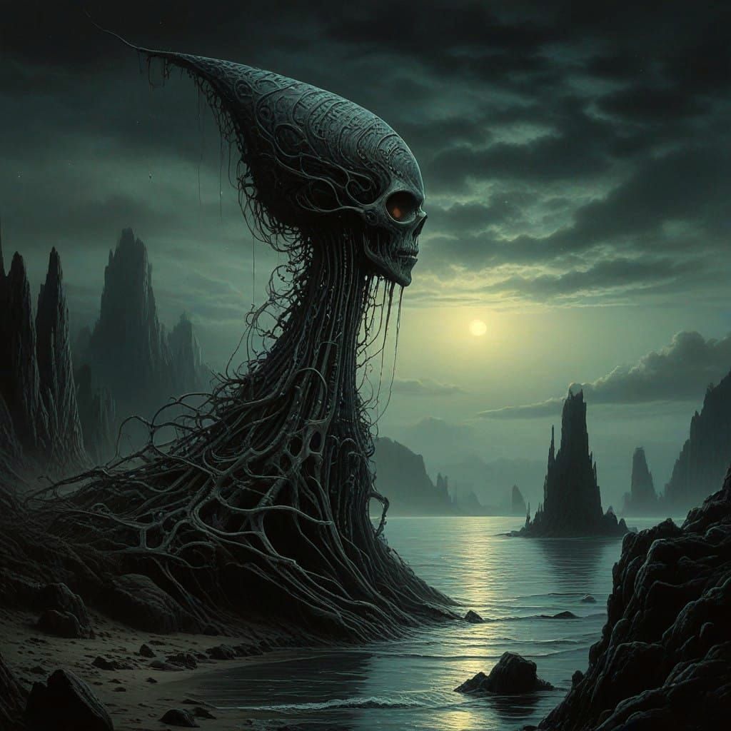 Bioluminescent Ctenophores in the Dark Abyss