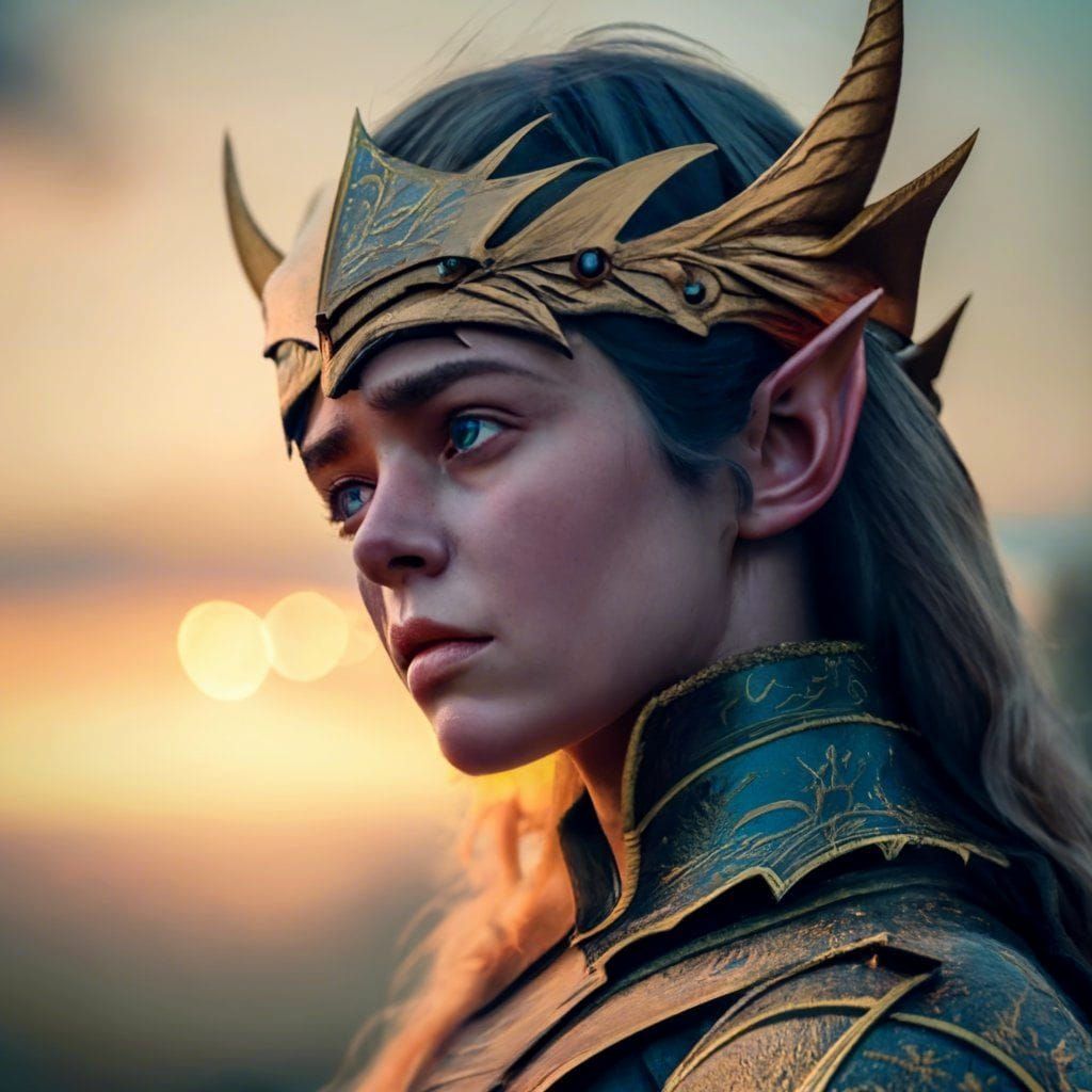 Abstract Elf Ideogram: AI Interpretation