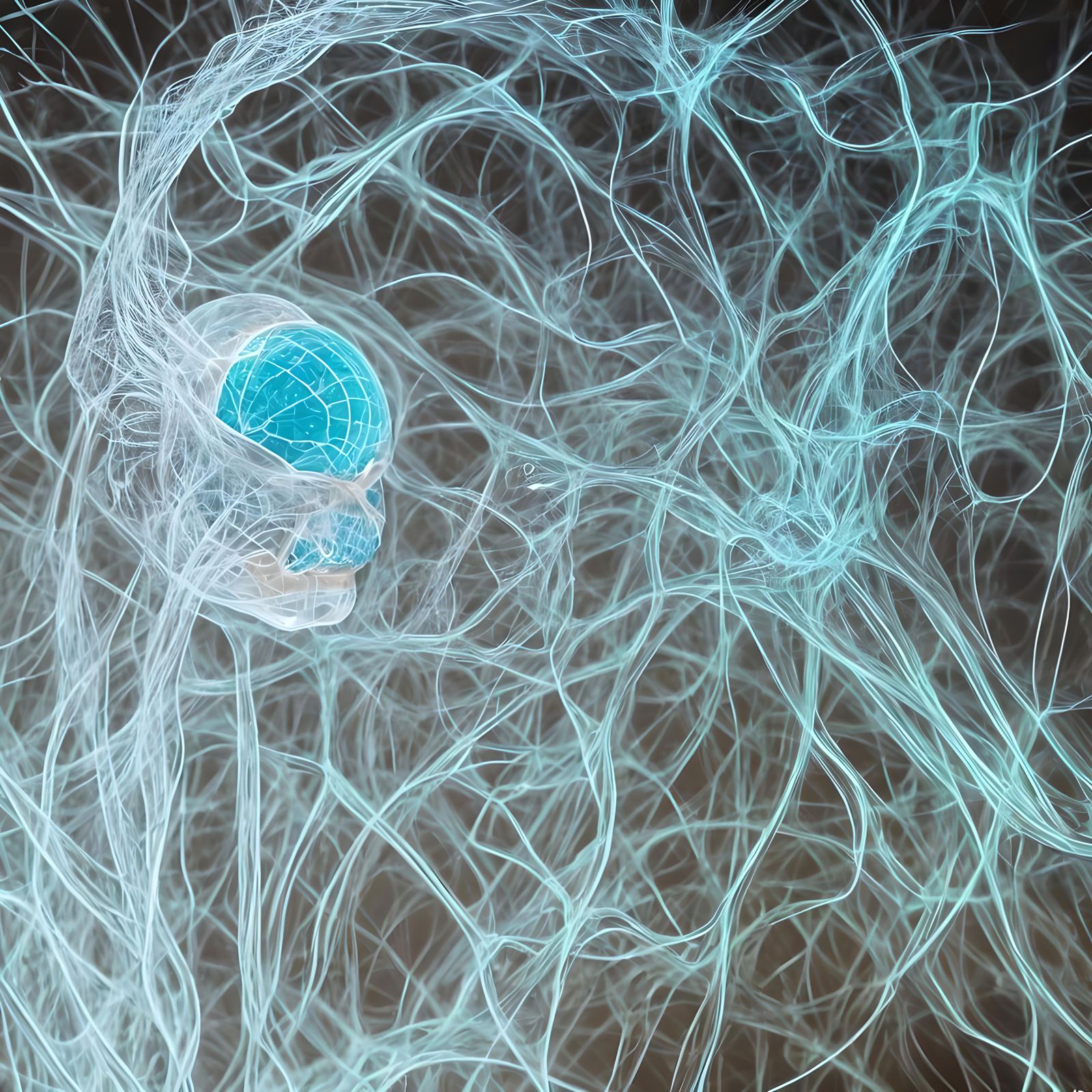 Medulla Oblongata Close-up View