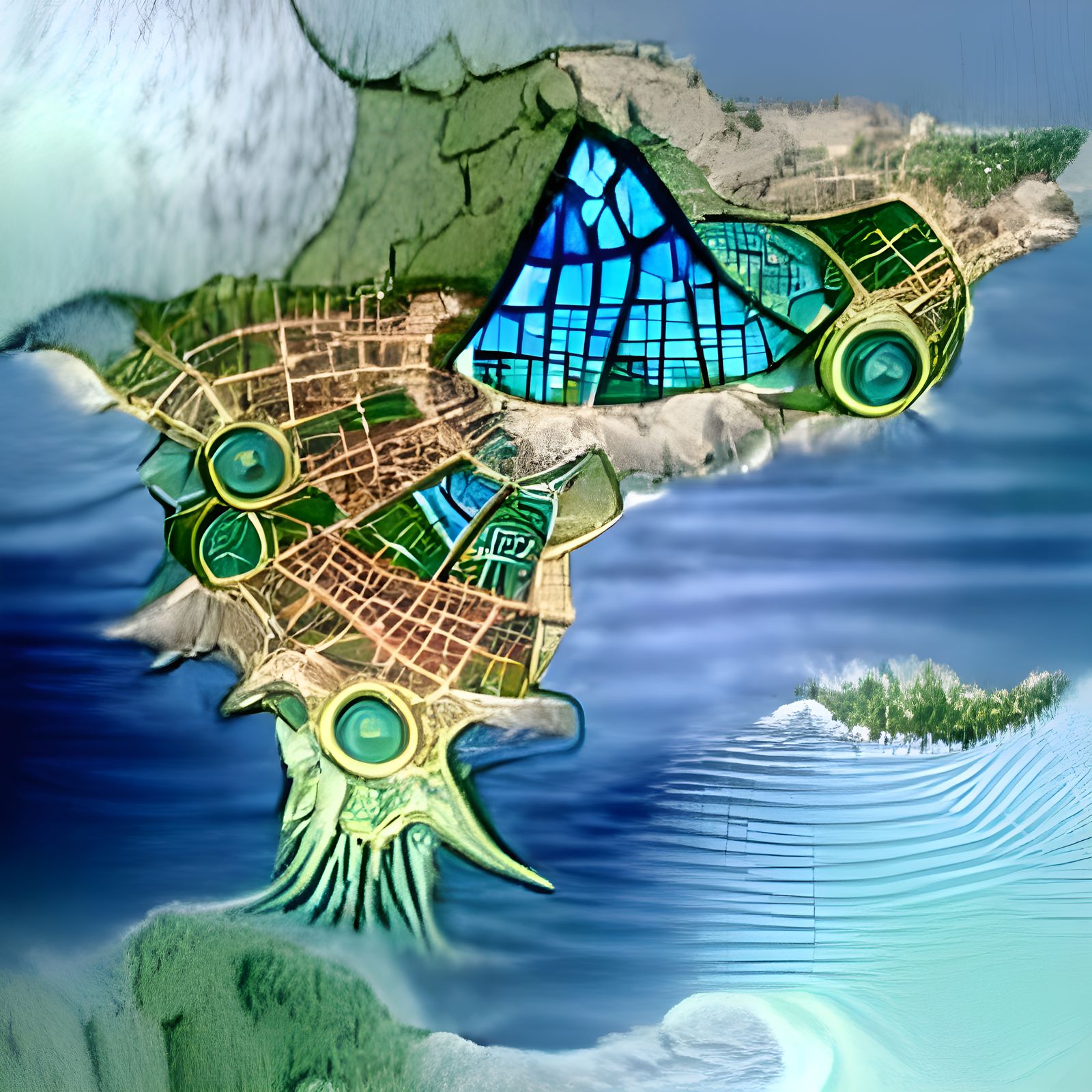 Futuristic Atlantean City State of Maipurea