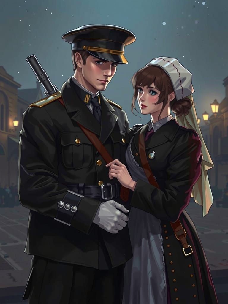 WWI Love Story in Anime Style