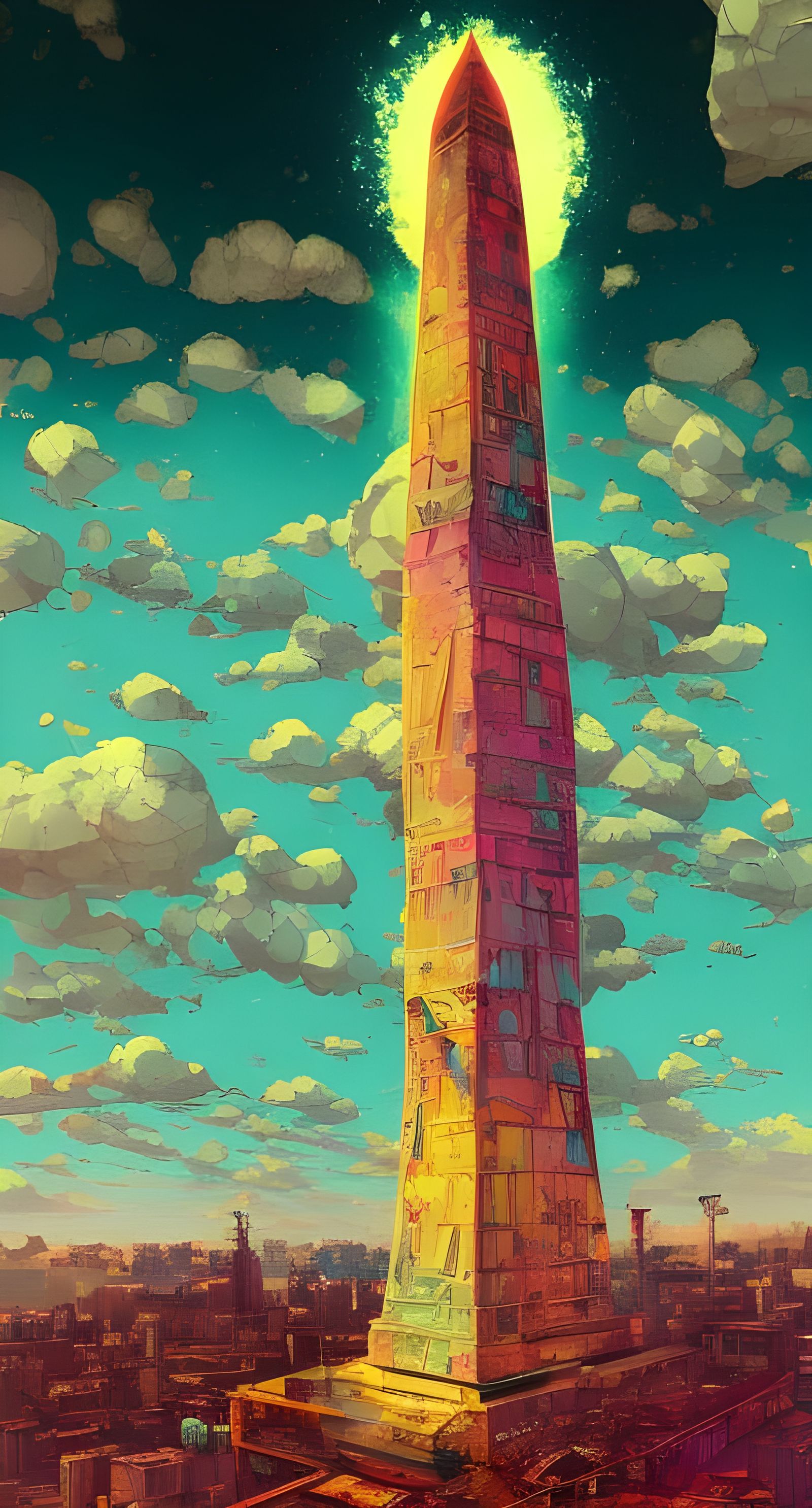 The Sun God Tower Obelisk