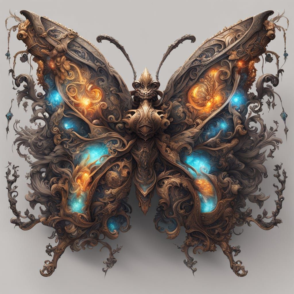 Surreal Galaxy World with Waterfalls, Cities, and Spaceships...