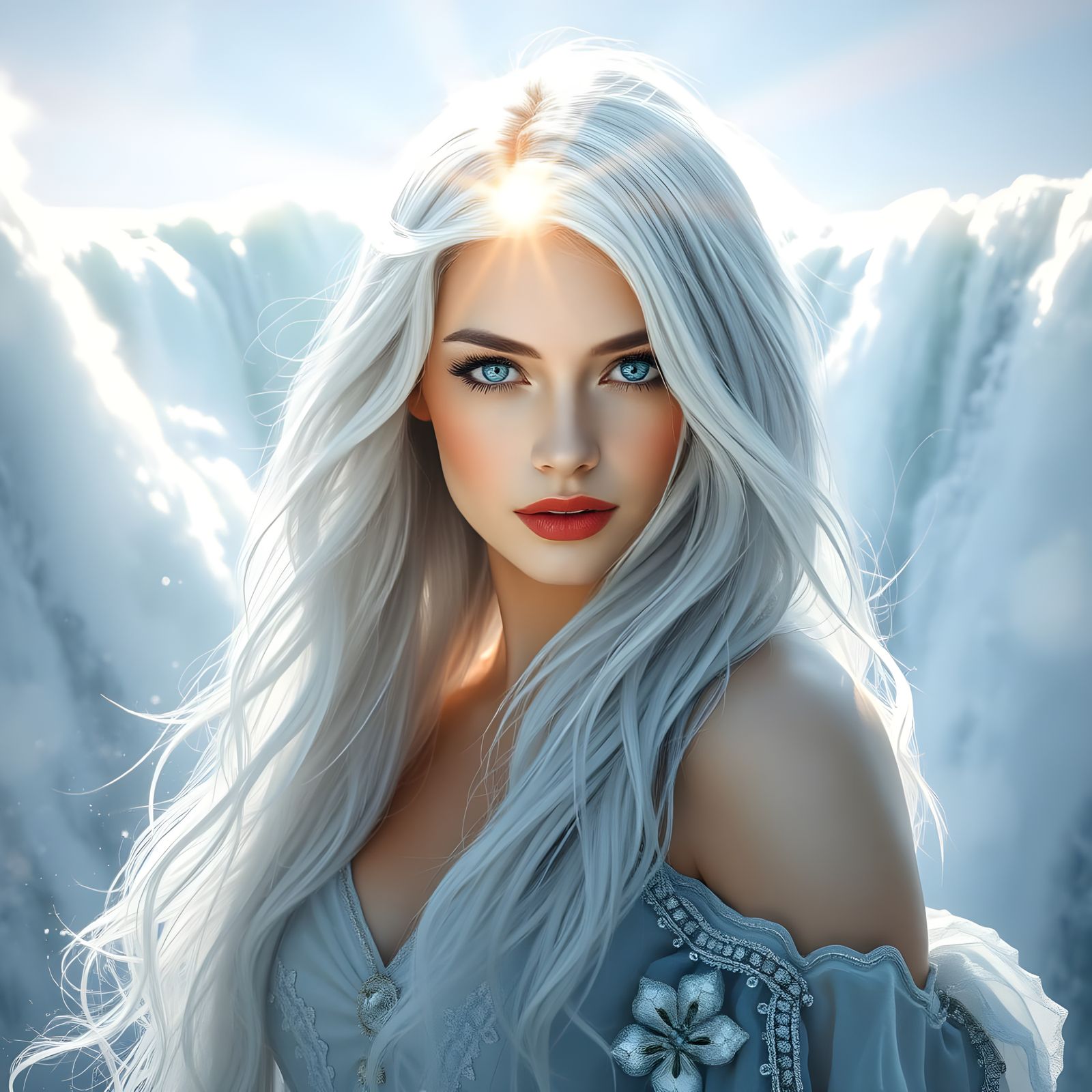 Ethereal Goddess of Niagara Falls