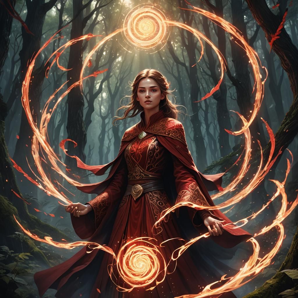 Alina Starkov Summons Light in Digital Art Style