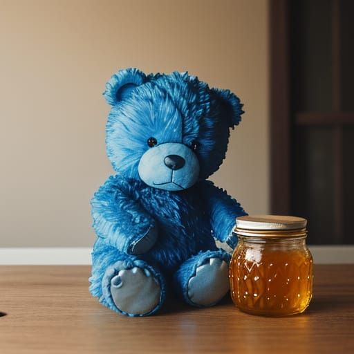 Cinematic Teddy Bear Scene