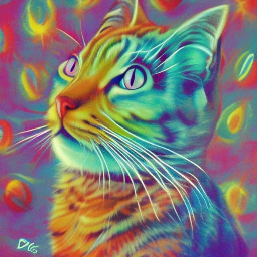 8-bit Cat in 90s Pixel Art Style