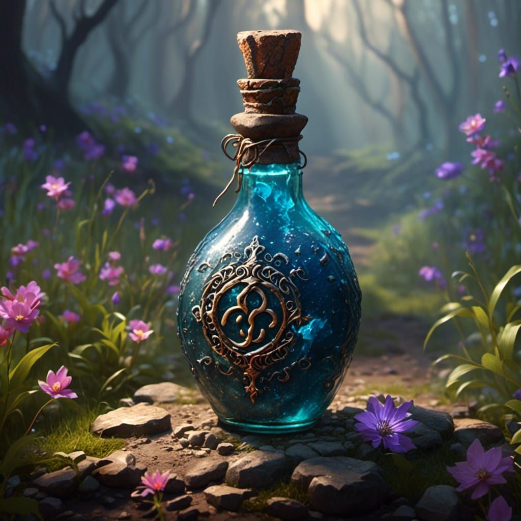 Magic Potion Bottle in High Definition