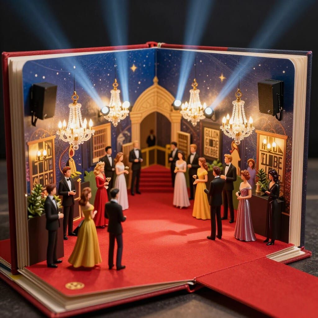 Red carpet at the Golden Globes