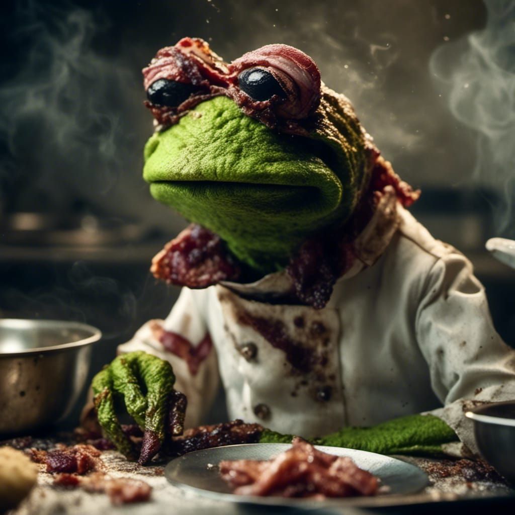 Horrific Chef Kermit's Macabre Feast