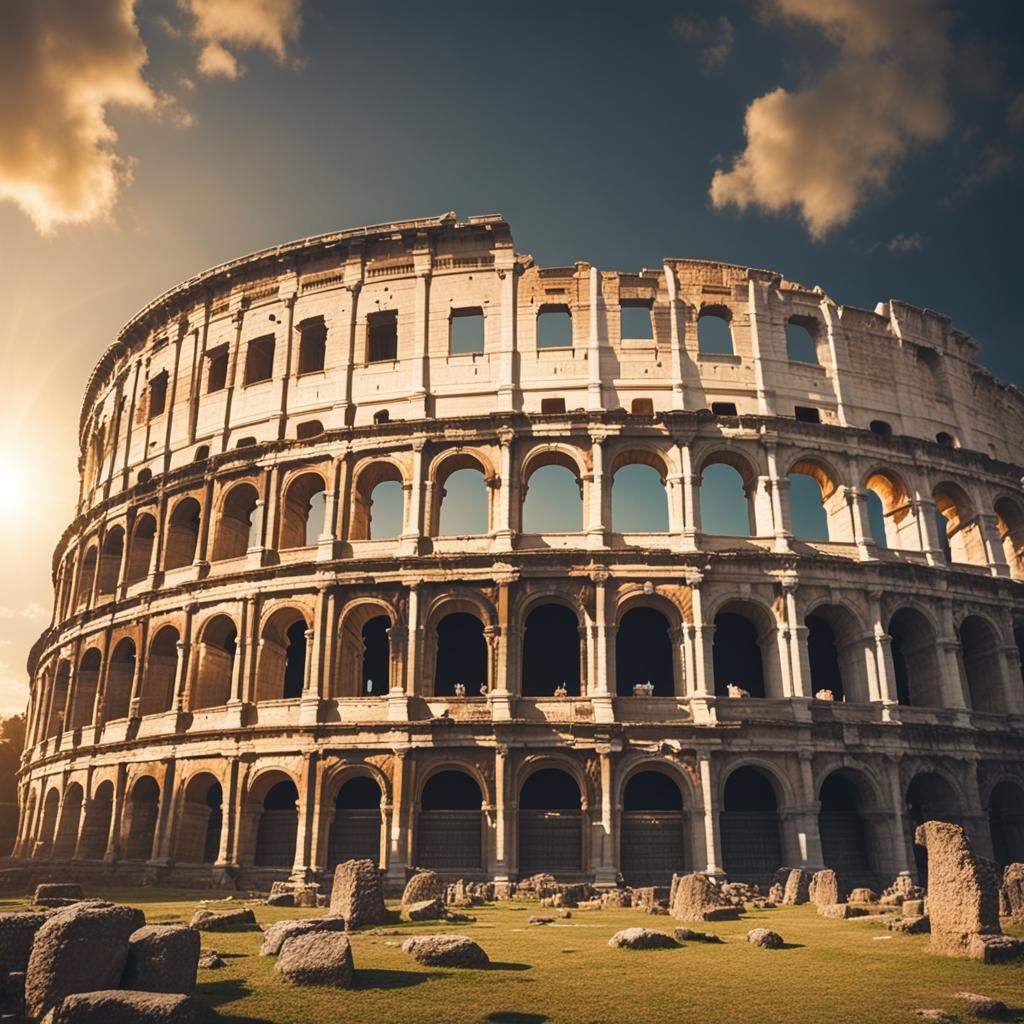 Futuristic Roman Colosseum: Professional Photography