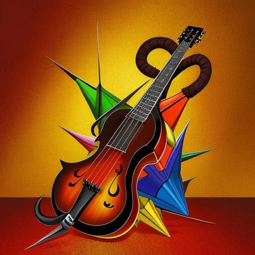 Colorful Surreal Object in Abstract Style