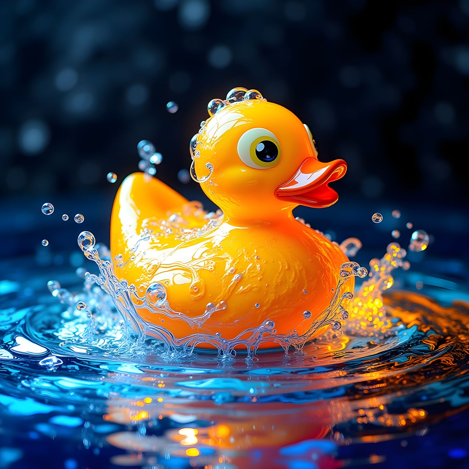 (1) rubber duck (2) bubbly soap sud  <lora:Trippy-Unreal:1.0>