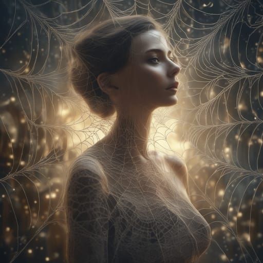 Human Spider Hybrid Creature Concept Art