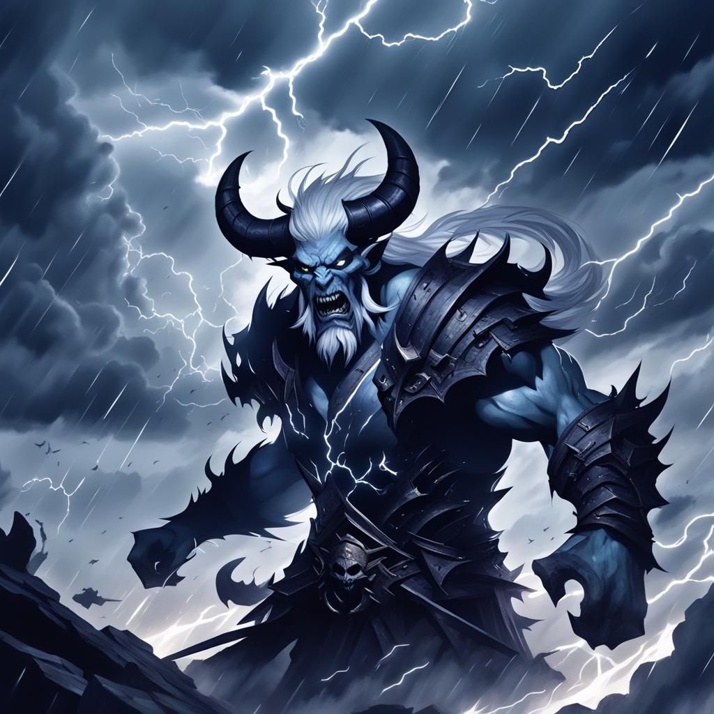 Cloud Demon Dominates Stormy Sky