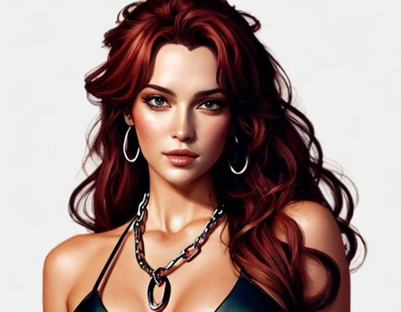 Detailed Chain Art in Grzegorz Rosiński Style